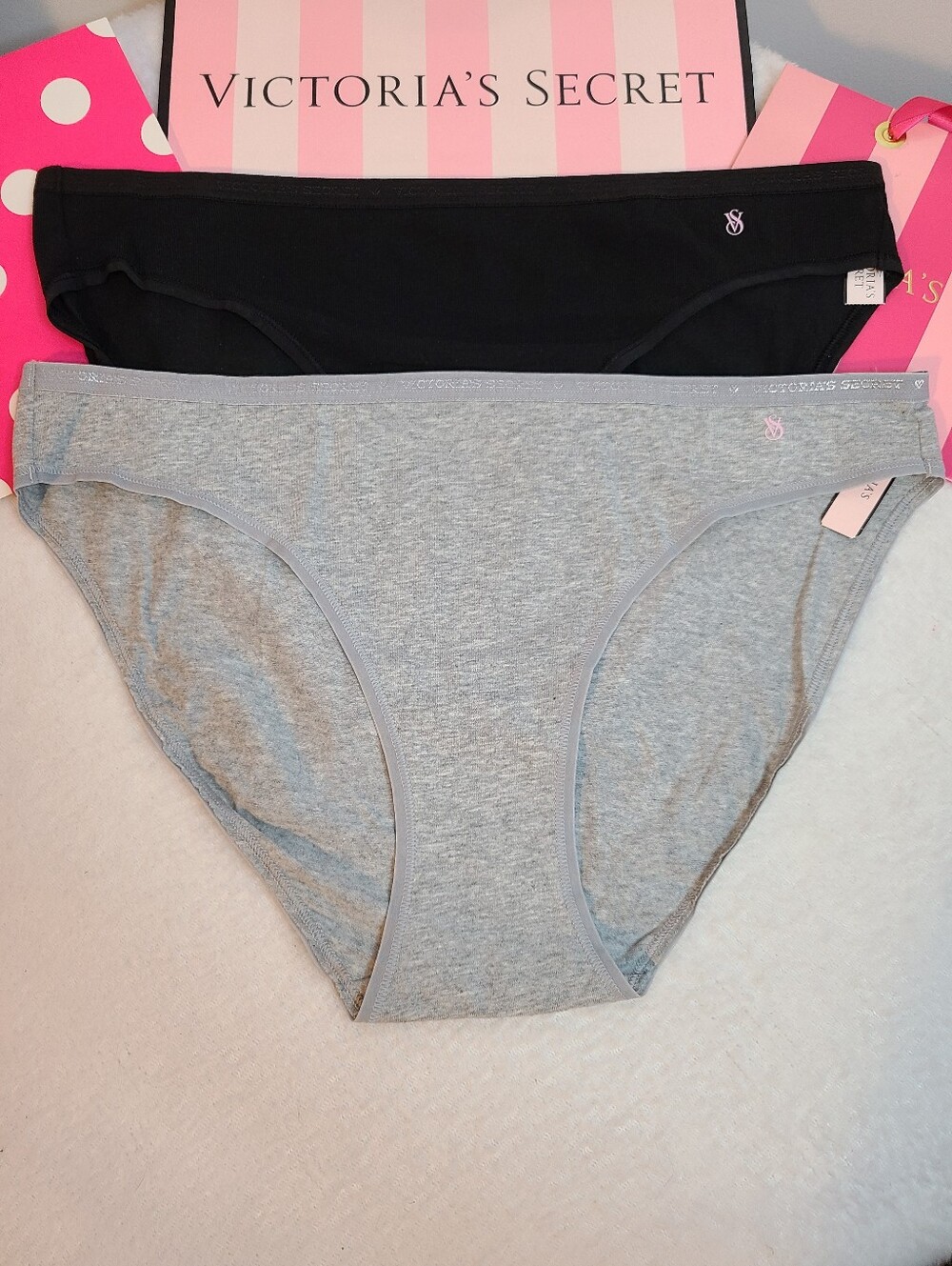 Y2K Victoria's Secret 2pk Signature Cotton Classic Bikini Panties Size XL